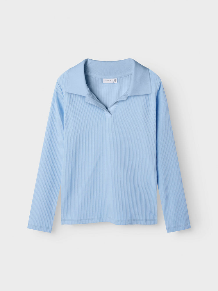 Εφηβική μπλούζα polo NKFDUSA LS SLIM POLO 13248637 | 13248637