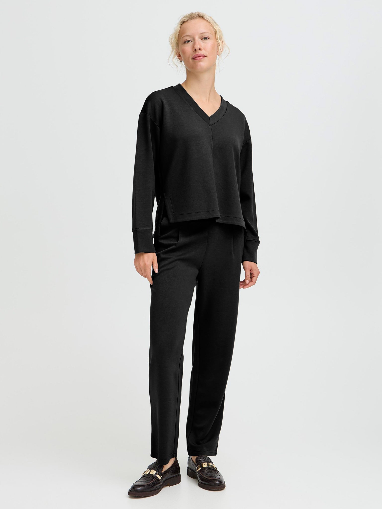 Γυναικεία μπλούζα κοντή BYPUSTI VNECK CROPPED BLOUSE 20818056 | 20818056