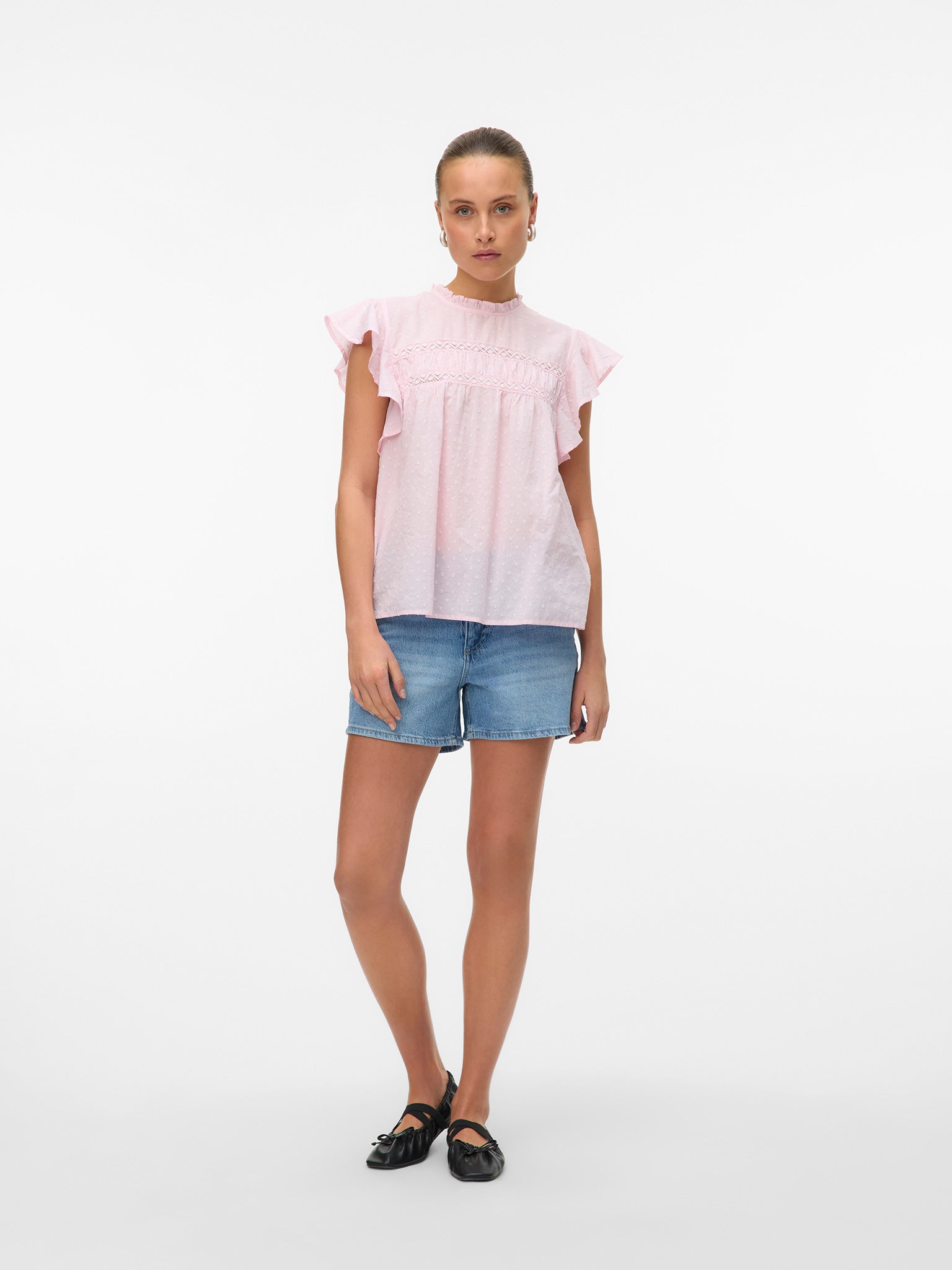 Γυναικείο σορτς τζιν medium VMTESS MR SHORT DNM SHORTS MIX GA NOOS 10301532 | 10301532