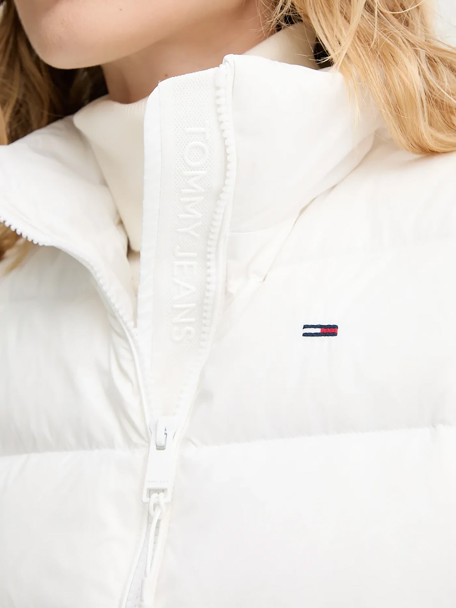 Γυναικείο γιλέκο puffer TJW SLIM ZIP PRINT DOWN VEST DW0DW21622YBL | DW0DW21622YBL
