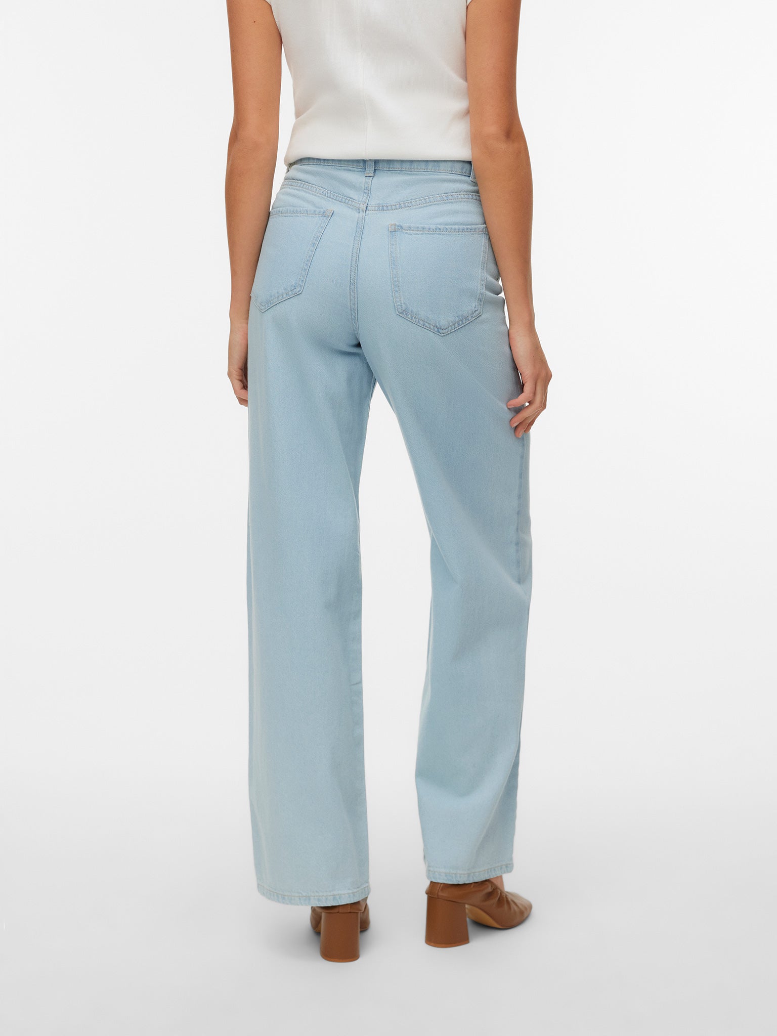 Γυναικείο παντελόνι τζιν light blue VMKIRSA IDA HR WIDE JEANS MIX 10335361 | 10335361
