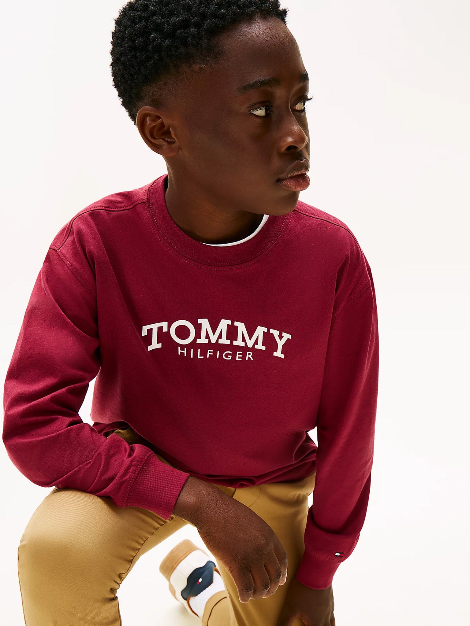 Παιδική μπλούζα μακό MONOTYPE PRINT T-SHIRT LSKB0KB10052VK0 | KB0KB10052VK0