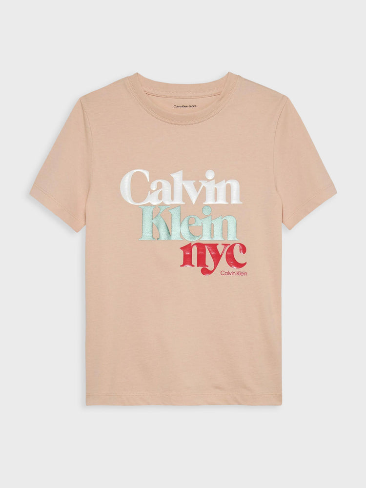 Παιδική μπλούζα μακό PEARL SIGNATURE NYC REGULAR TEE IG0IG02991TGI | IG0IG02991TGI
