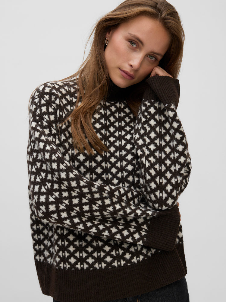 Γυναικεία μπλούζα πλεκτή VMBIRCH LS HIGHNECK PULLOVER BF 10348425 | 10348425
