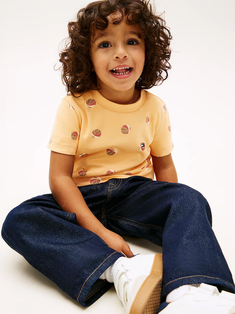 Παιδική μπλούζα σταμπωτή LB ALL OVER PRINT T-SHIRT SS KB0KB10387SEV | KB0KB10387SEV