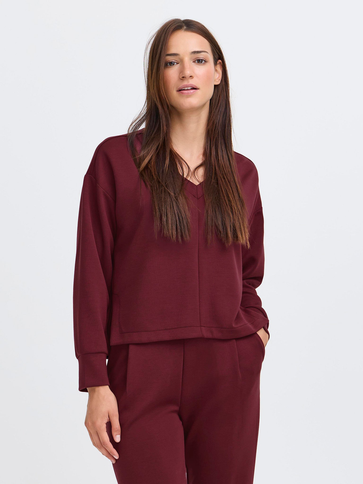 Γυναικεία μπλούζα κοντή BYPUSTI VNECK CROPPED BLOUSE 20818056 | 20818056