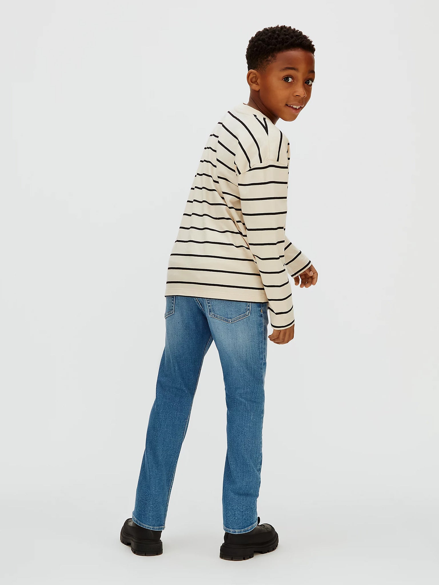 Παιδικό παντελόνι τζιν ESS. WASHED BLUE DAD IB0IB023061A4 | IB0IB023061A4