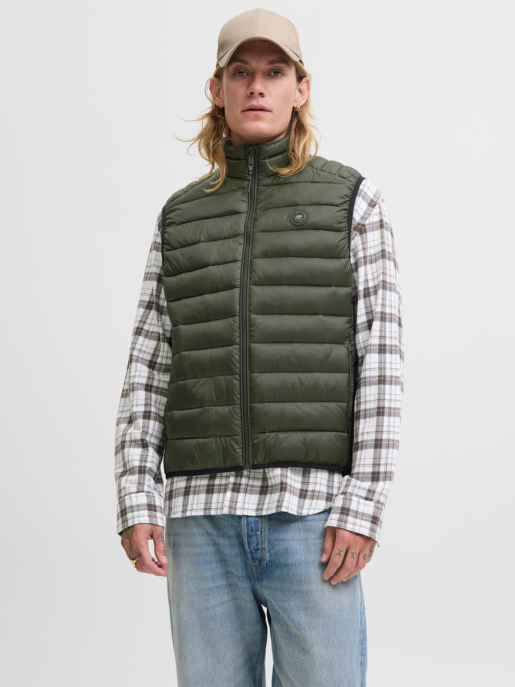 Ανδρικό γιλέκο puffer JJEBRADLEY LIGHT BODYWARMER COLLAR 12280973 | 12280973