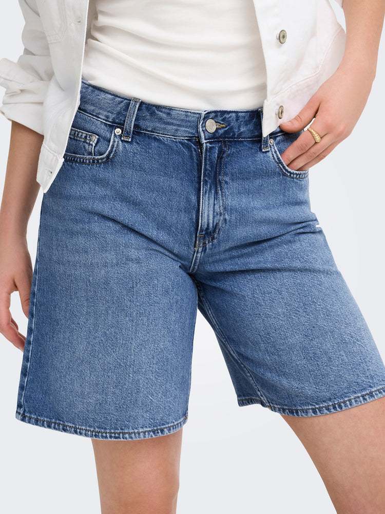 Γυναικείο σορτς τζιν medium Blue ONLLUMI MW MOM SHORTS DNM 15344963 | 15344963