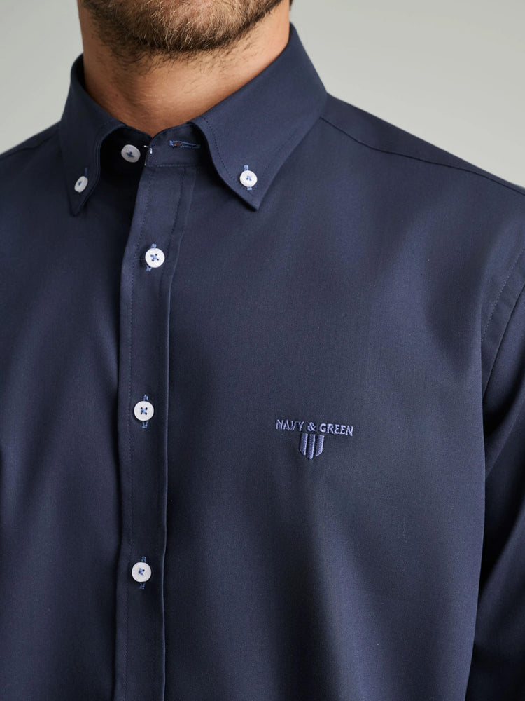 Ανδρικό πουκάμισο dark blue 24NG.BX220/1B.1 | 24NG.BX220/1B.1