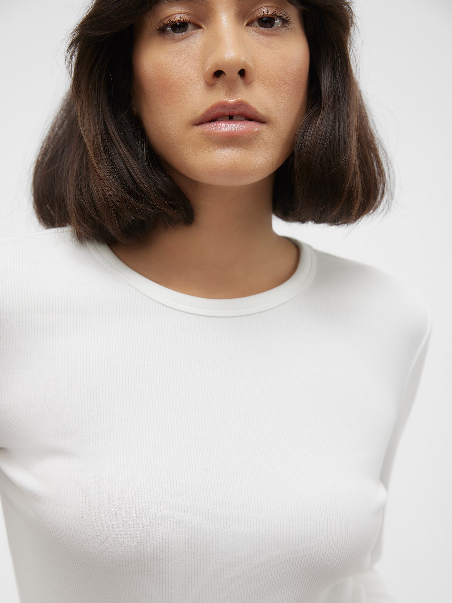 Γυναικεία μπλούζα ριπ VMCHLOE LS SHORT TOP JRS NOOS 10306897 | 10306897