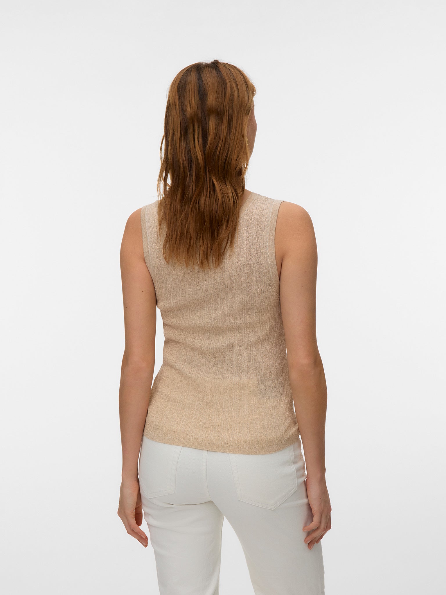 Γυναικεία μπλούζα πλεκτή VMSECRET SHORE 2 WAY SL U-BACK TOP 10342597 | 10342597