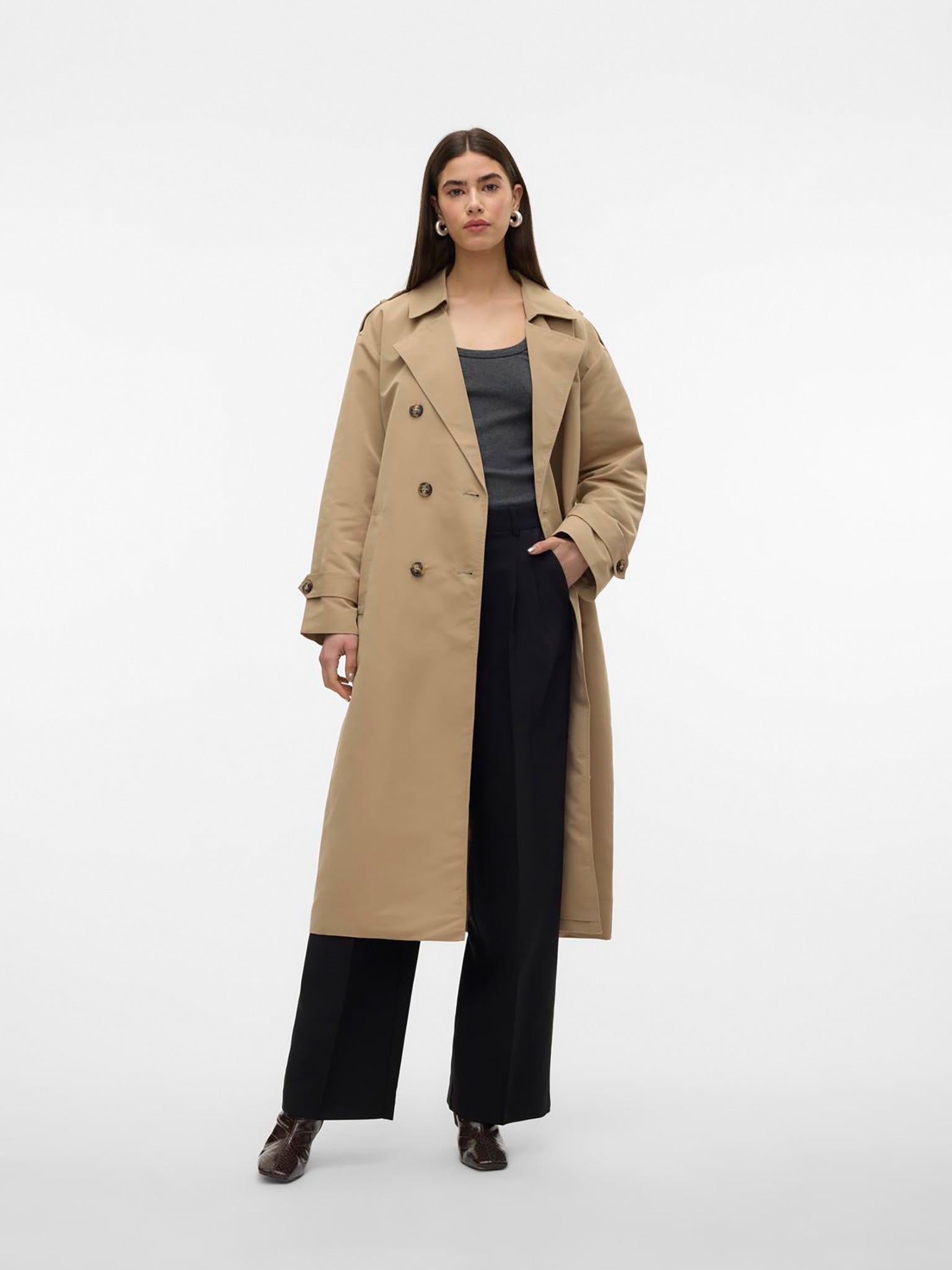 Γυναικεία καπαρντίνα VMCHLOE LONG TRENCHCOAT GA NOOS 10300263 | 10300263