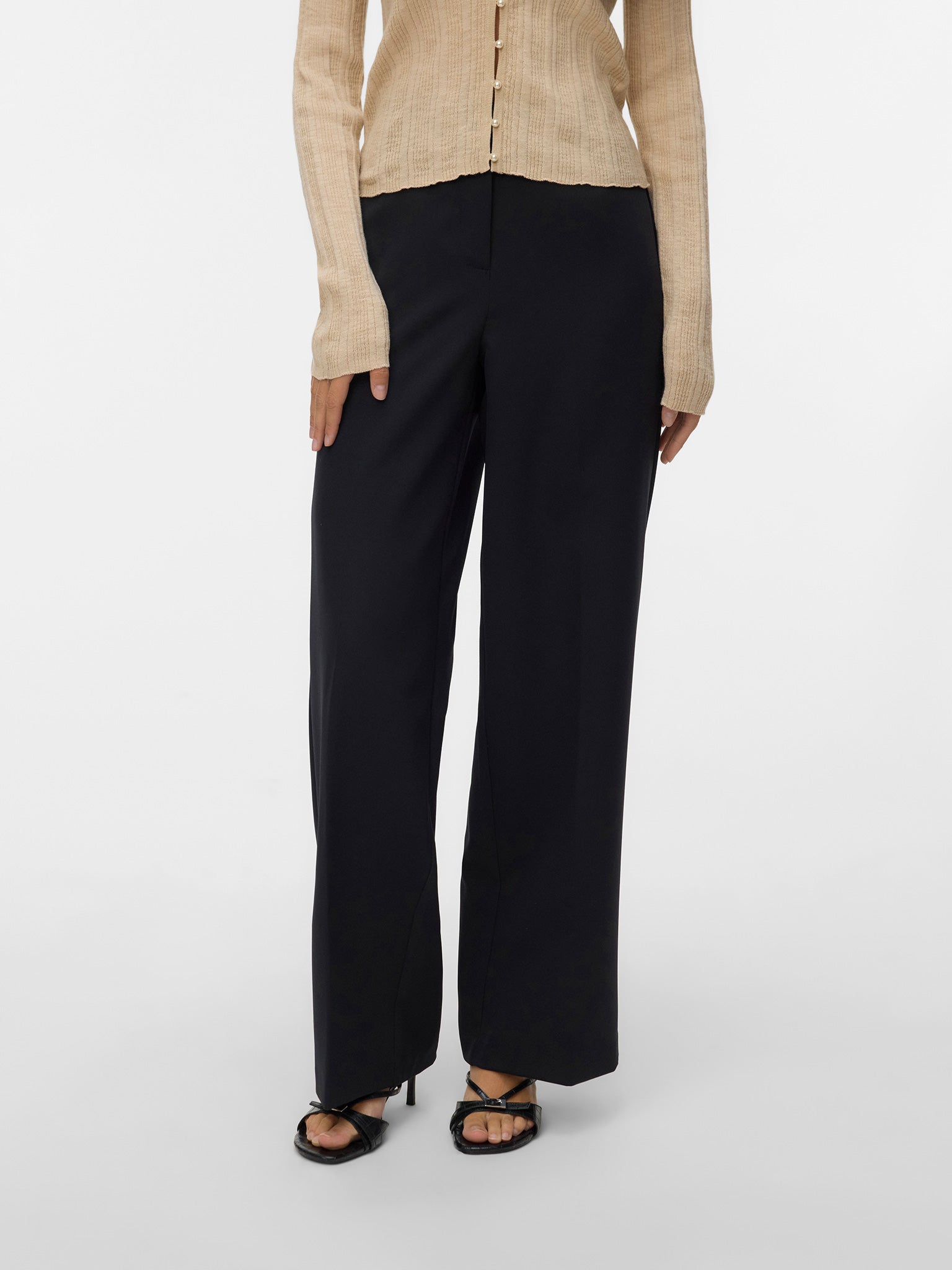 Γυναικείο παντελόνι VMMAYLI MW WIDE PANT 10344508 | 10344508