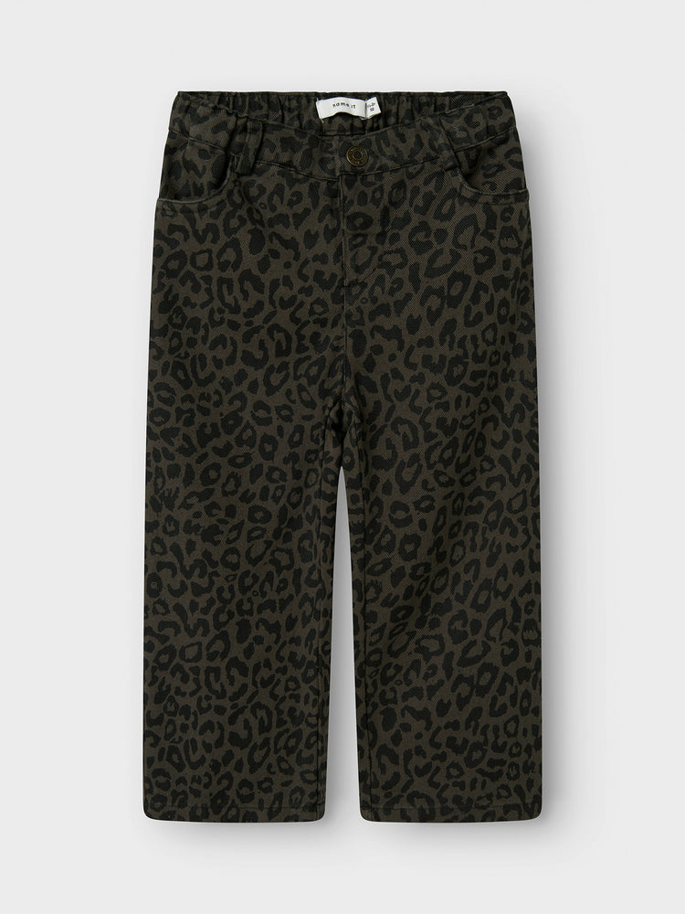 Παιδικό παντελόνι animal NMFBELLA WIDE LEO TWI PANTS 3270-HP 13244727 | 13244727