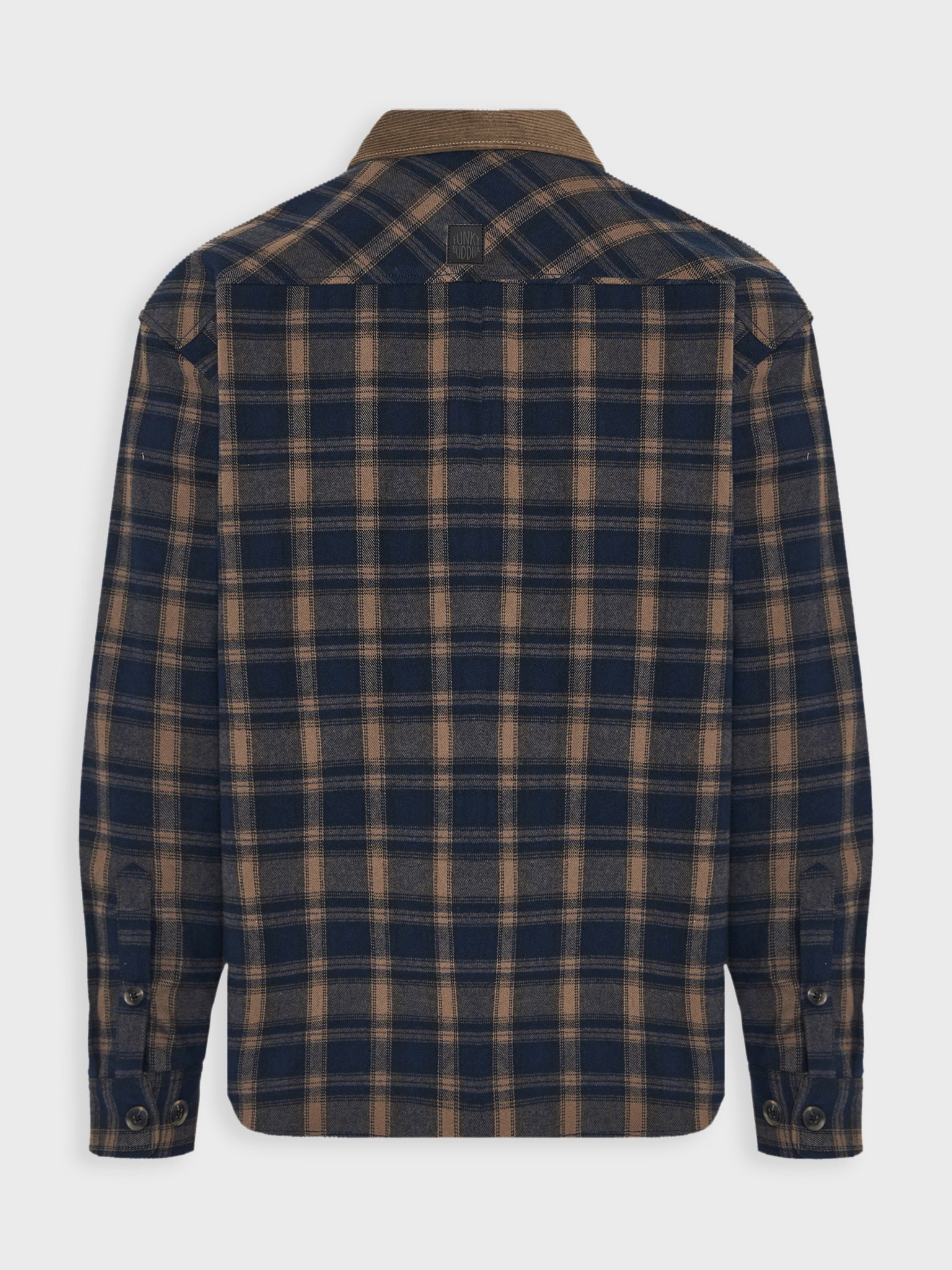 Ανδρικό πουκάμισο καρό Overshirt FBM012-051-05 | FBM012-051-05