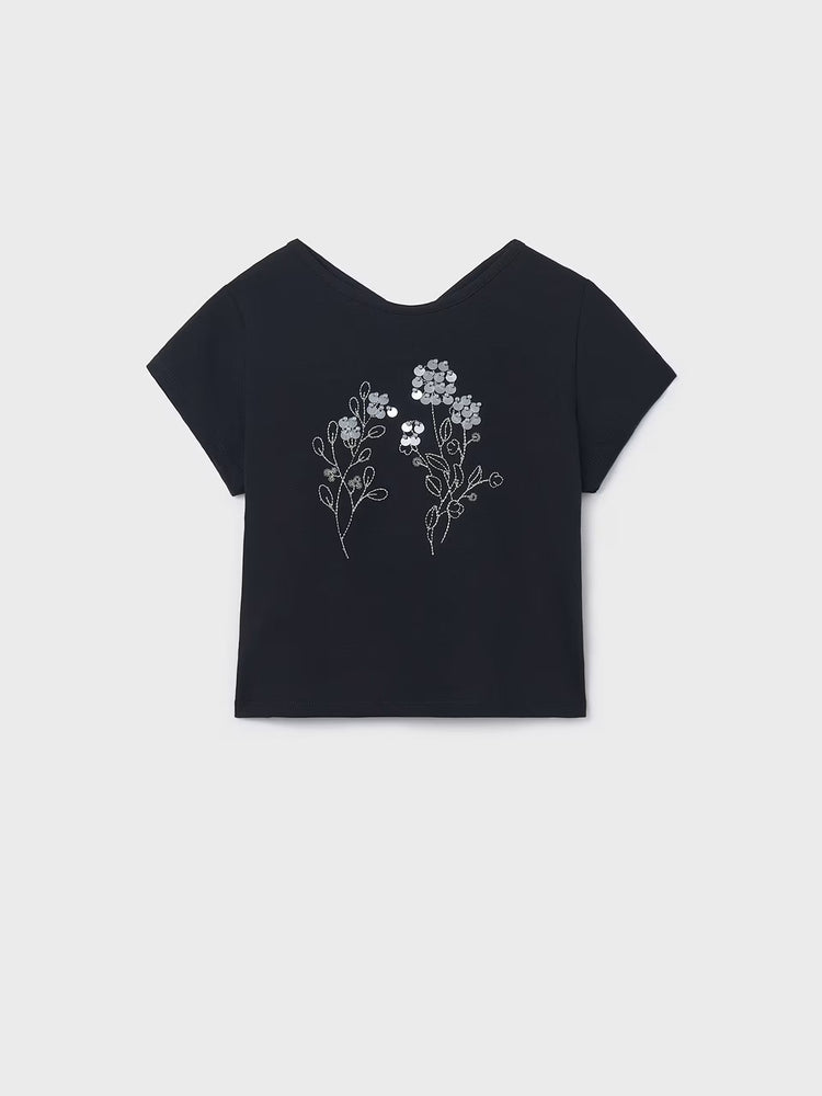 Εφηβική μπλούζα κέντημα | 26-06002-092