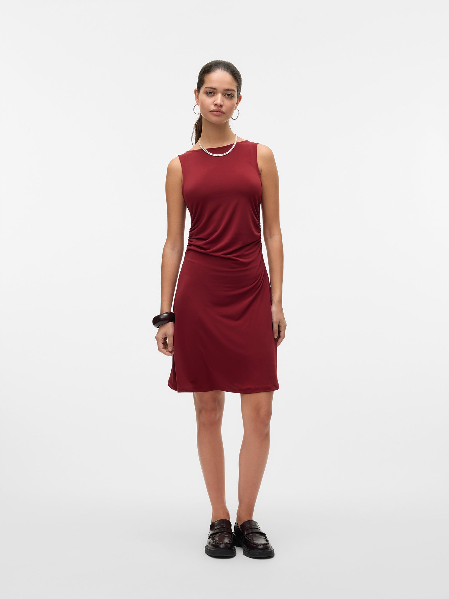 Γυναικείο φόρεμα VMDAISY SL BOATNECK SHORT DRESS JRS 10329330 | 10329330