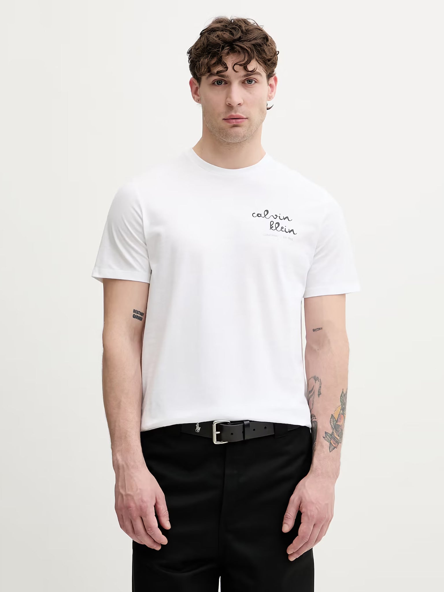 Ανδρικό t-shirt SS 30S EU CK TRVL LINES SEASONAL LV04RG837GYAF | LV04RG837GYAF