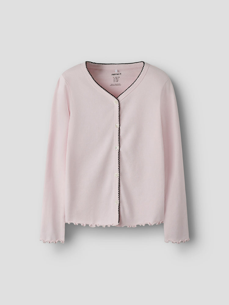 Εφηβική ζακέτα NKFFIONA LS SLIM TOP PB | 13251242