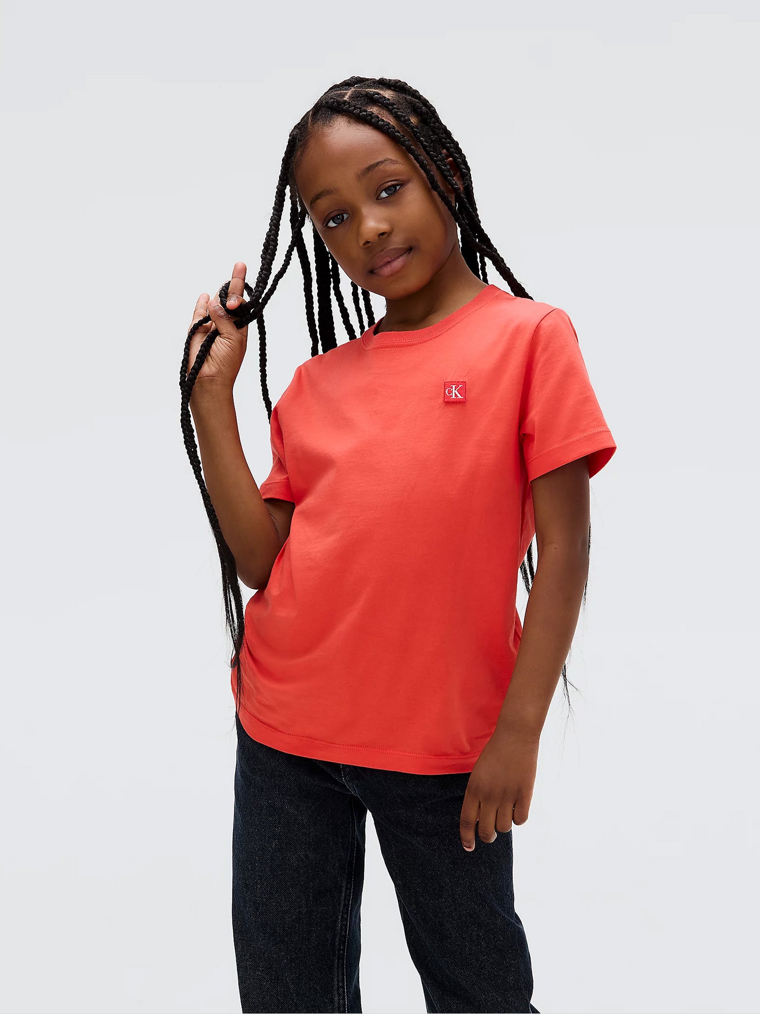 Παιδική μπλούζα μακό MONOGRAM MINI BADGE T-SHIRT IU0IU00543SOH | IU0IU00543SOH