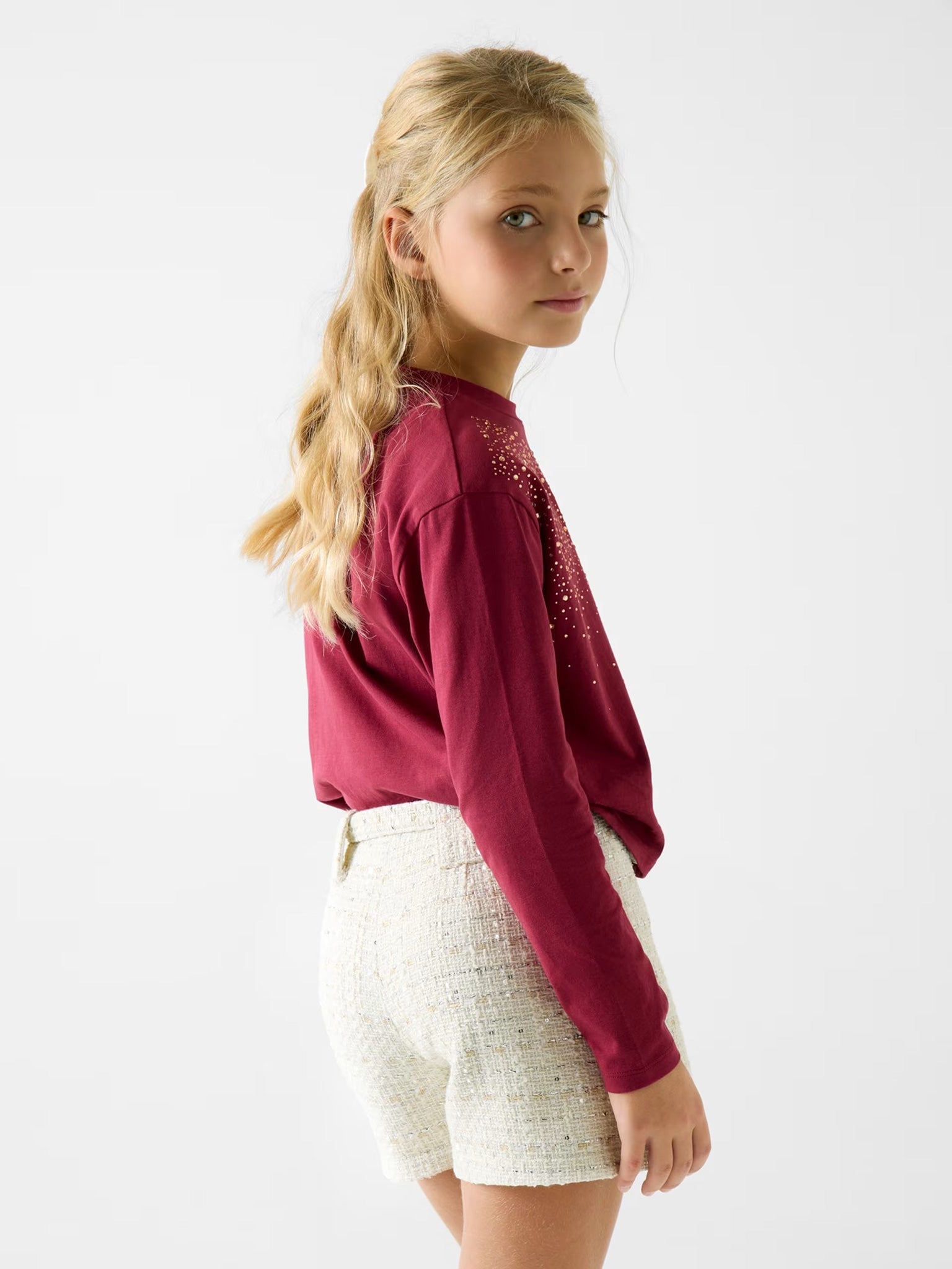 Εφηβική μπλούζα με στρας J5BI06J1314G5A9 | J5BI06J1314G5A9