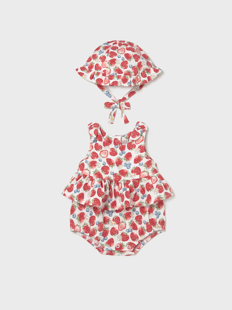 Βρεφικό φορμάκι με καπέλο 26-01632-025 | 26-01632-025