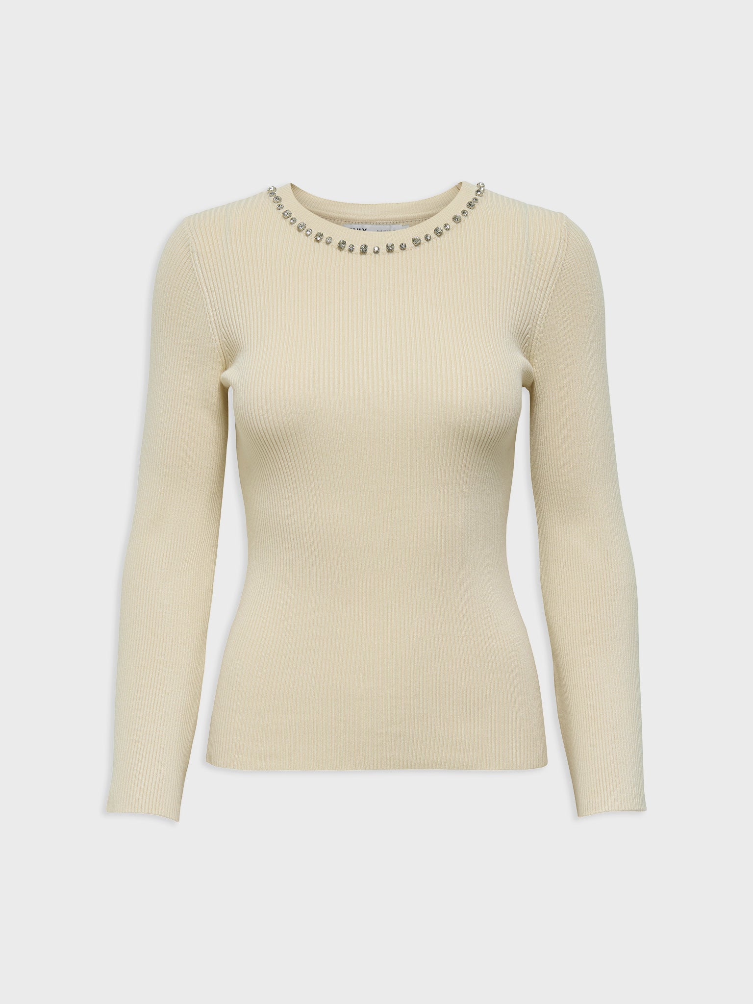 Γυναικεία μπλούζα ψιλή πλέξη ONLNATASCHA LS BLING O-NECK CC KNT 15350822 | 15350822