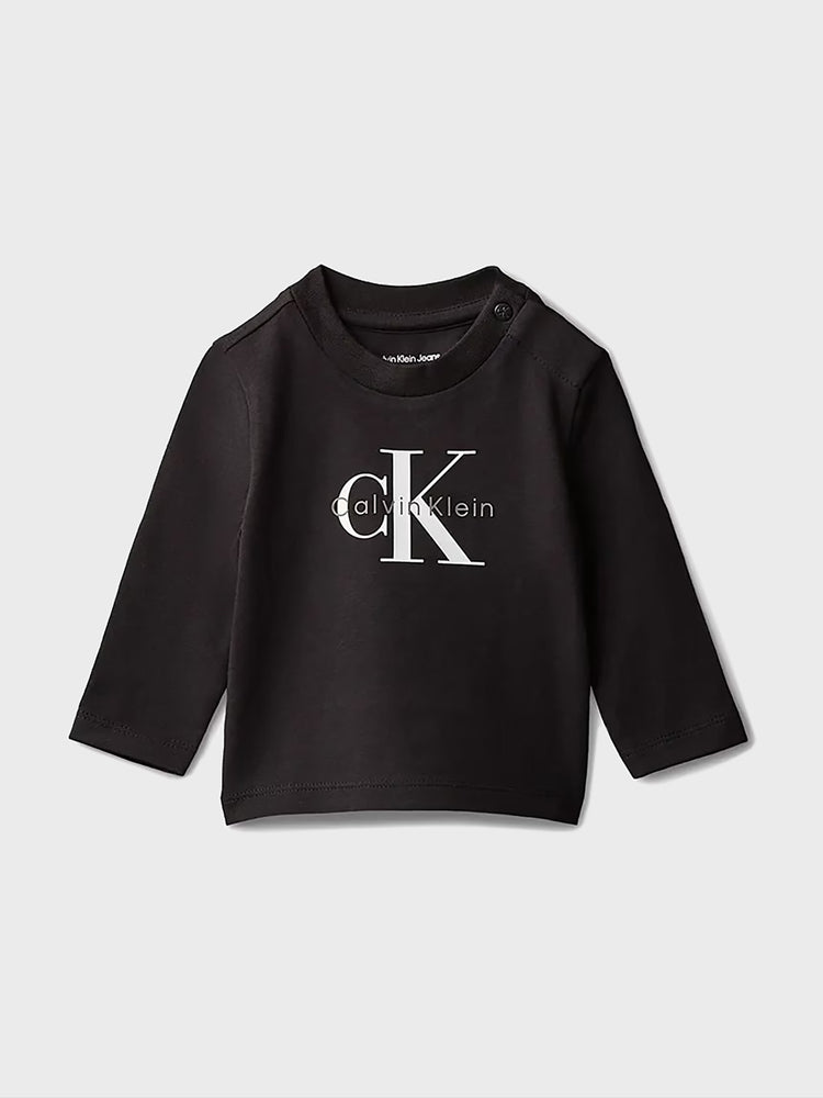 Βρεφική μπλούζα μακό MONOGRAM LS T-SHIRT IN0IN00335BEH | IN0IN00335BEH