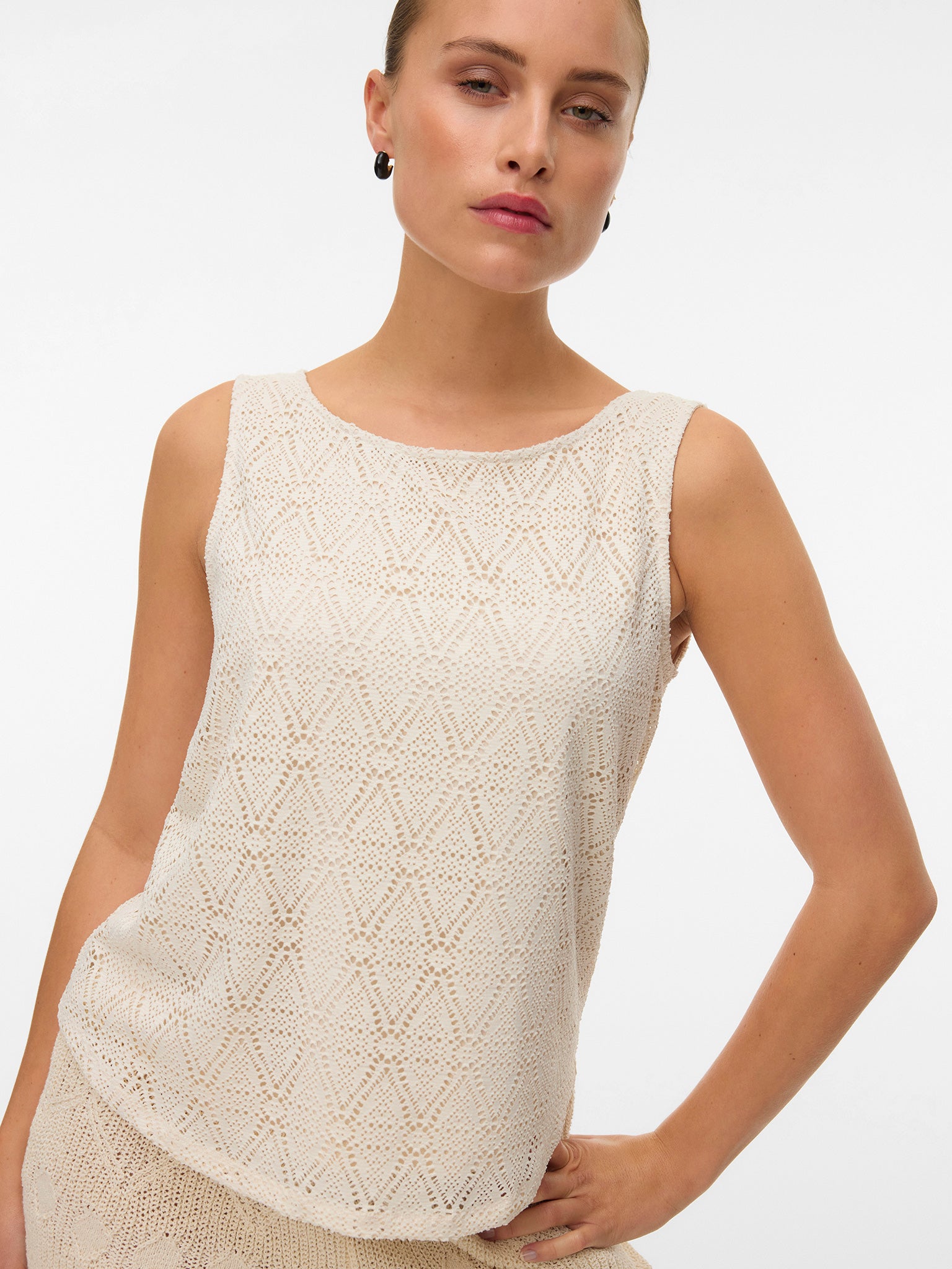 Γυναικείο top με κέντημα VMMAYA TANK TOP JRS 10325032 | 10325032
