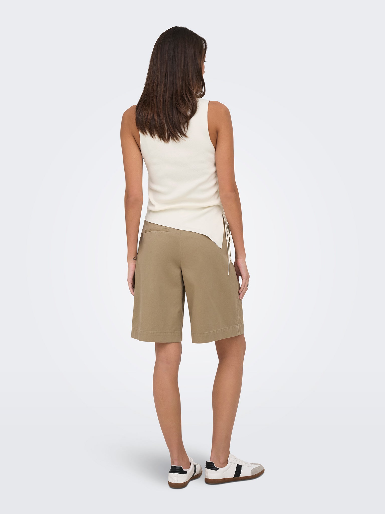 Γυναικεία μπλούζα πλεκτή  ONLMILO SL O-NECK STRING TOP 15373285 | 15373285