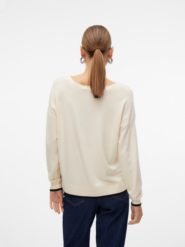 Γυναικεία μπλούζα πλεκτή VMBREEZE LS V-NECK PULLOVER 10311090 | 10311090