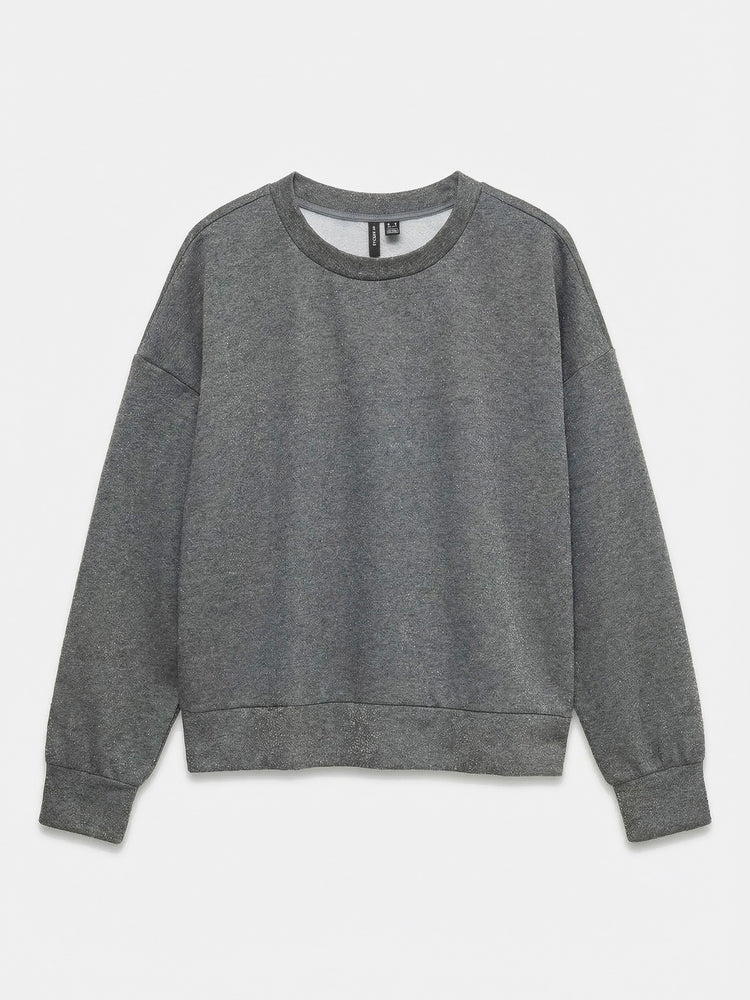 Γυναικεία μπλούζα με γκλίτερ VMCHRISTA ALINA LS O-NECK SWEAT LX JRS 10352750 | 10352750