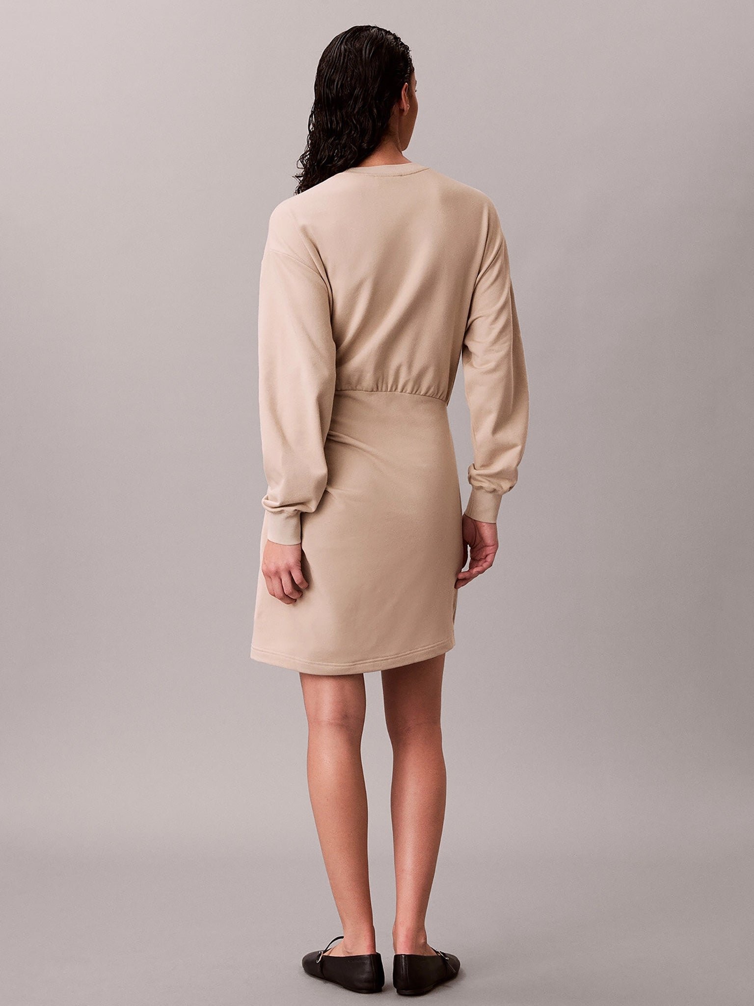 Γυναικείο φόρεμα φούτερ LS MONOLOGO TERRY CREW FASHION LV047E224G2F2 | LV047E224G2F2