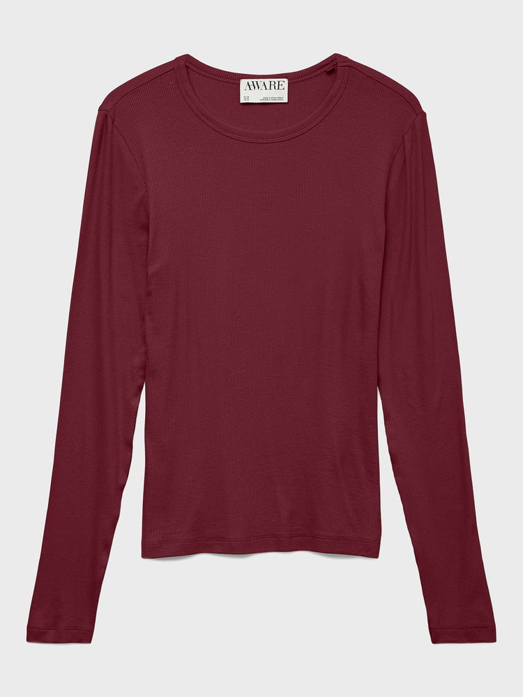Γυναικεία μπλούζα ριπ AWIRWINA LS O-NECK TOP NOOS 10300893 | 10300893