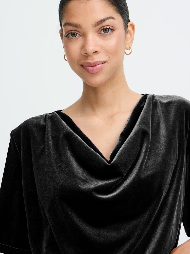 Γυναικεία μπλούζα βελουτέ 20818316 | 20818316