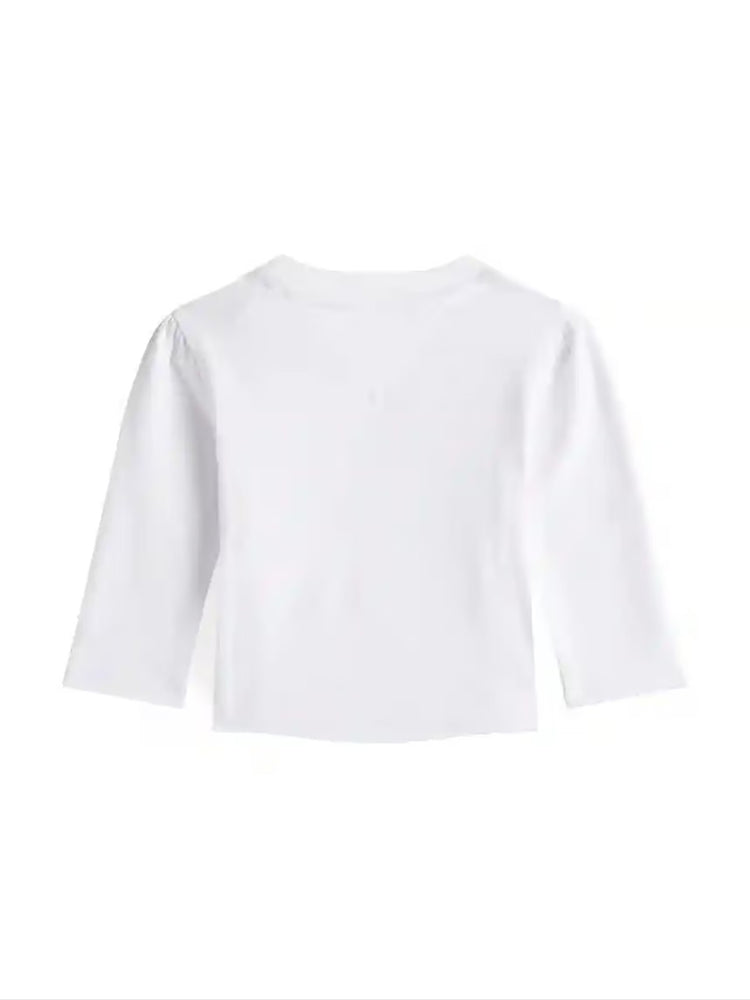 Βρεφική μπλούζα μακό HEART GRAPHIC TEE LS KN0KN02057YBR | KN0KN02057YBR
