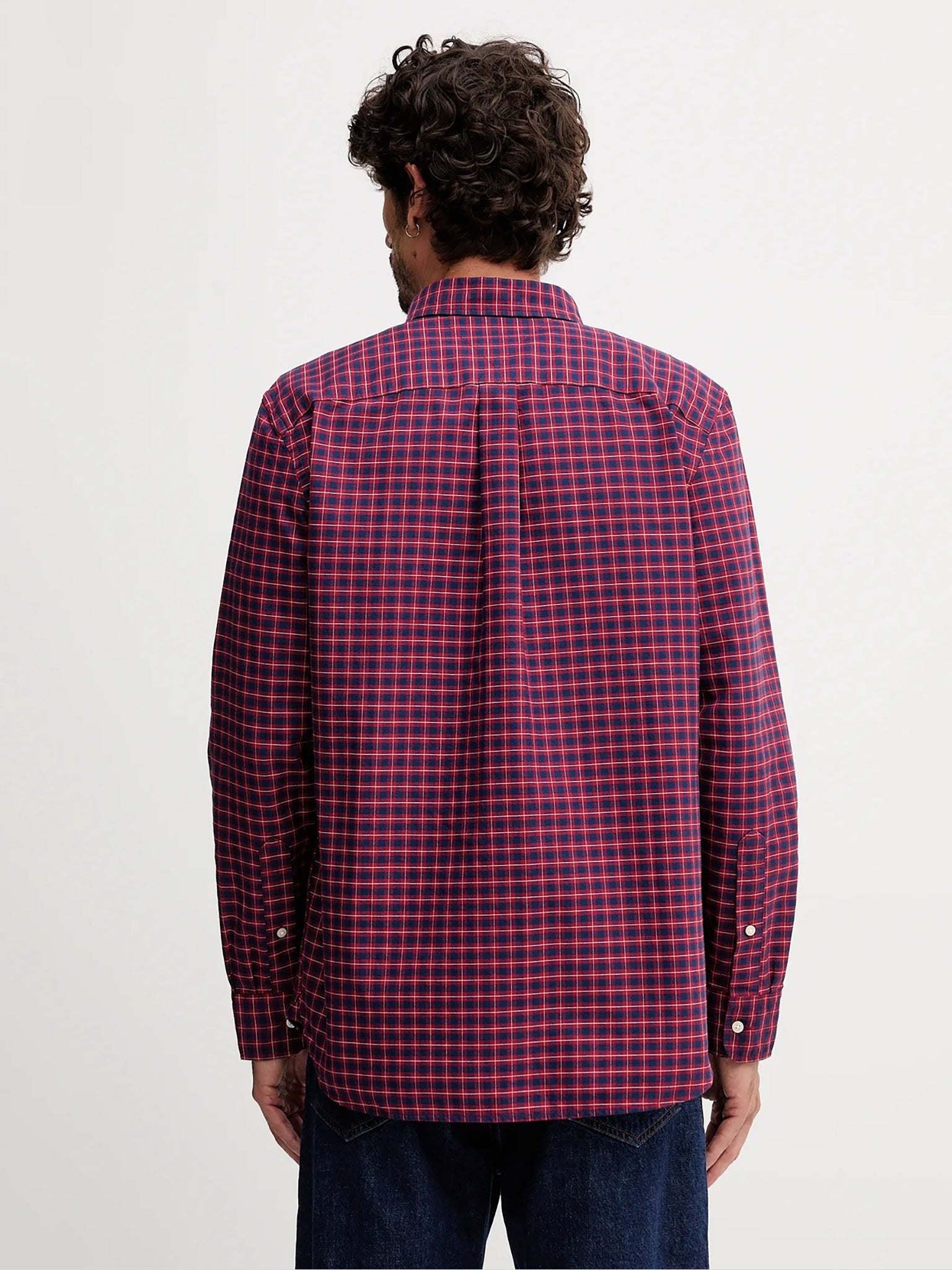 Ανδρικό πουκάμισο καρό HERITAGE OXF SEAS CHECK RF SHIRT MW0MW404670QJ | MW0MW404670QJ