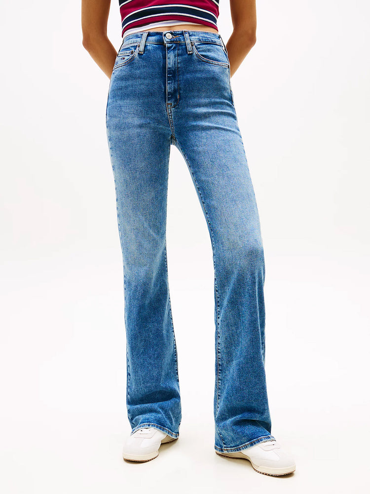 Γυναικείο παντελόνι τζιν καμπάνα SYLVIA HGH FLR BI0234 DW0DW206541A5 | DW0DW206541A5