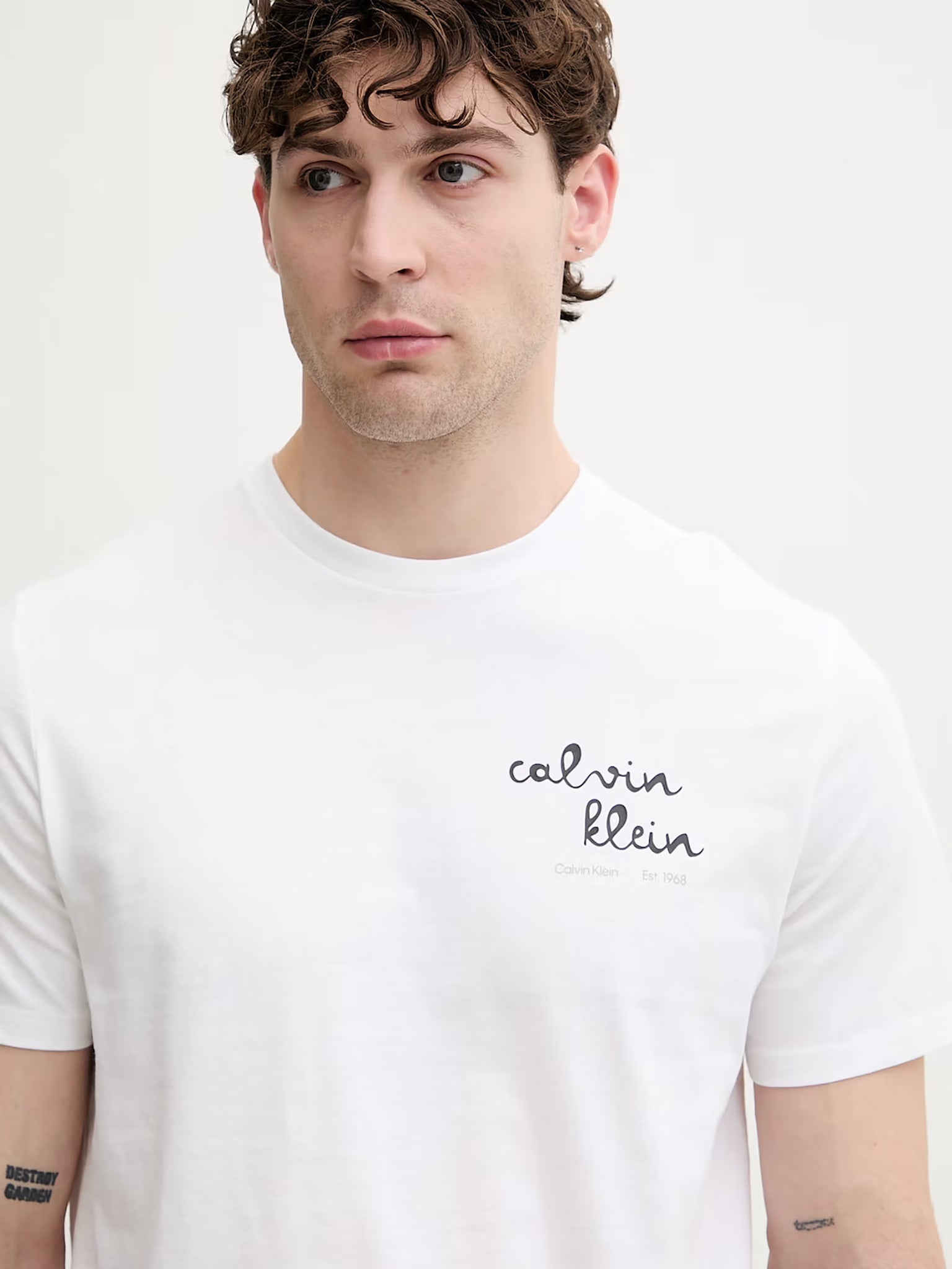 Ανδρικό t-shirt SS 30S EU CK TRVL LINES SEASONAL LV04RG837GYAF | LV04RG837GYAF