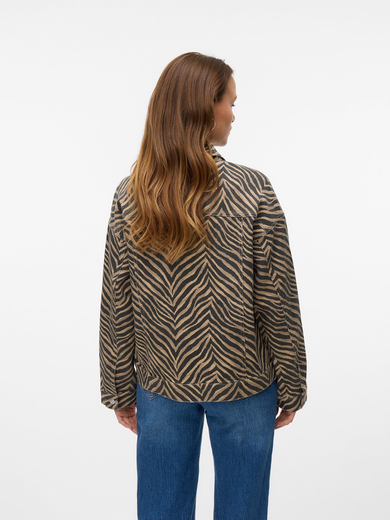 Γυναικείο τζάκετ τζιν oversized VMTESSA LS OVERSIZE DNM AOP JACKET NOOS 10329961 | 10329961