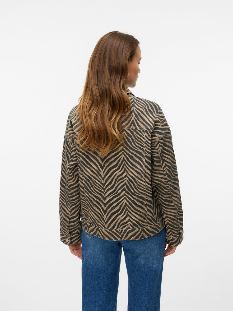 Γυναικείο τζάκετ τζιν oversized VMTESSA LS OVERSIZE DNM AOP JACKET NOOS 10329961 | 10329961