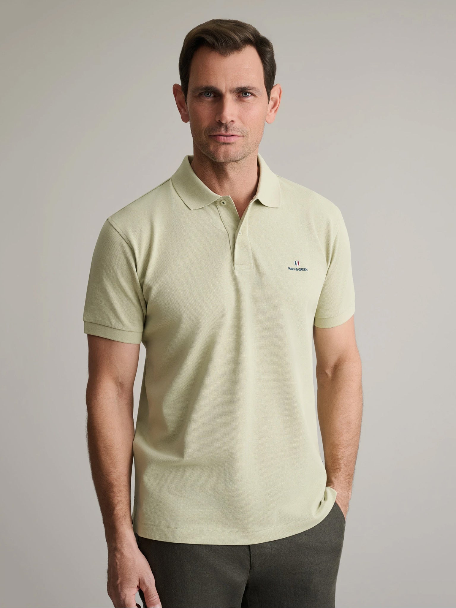 Ανδρικό polo butter yellow 24GE.300.9 | 24GE.300.9