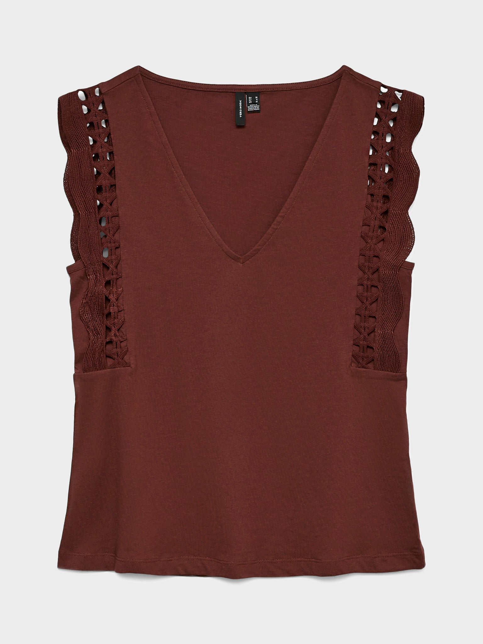 Γυναικεία μπλούζα VMGABBY SL V-NECK TOP 10339862 | 10339862