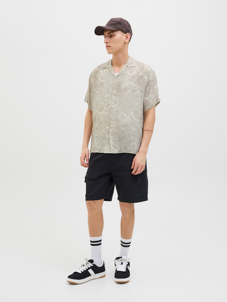 Ανδρικό πουκάμισο JCOINFINITY AOP RESORT SHIRT 12276854 | 12276854