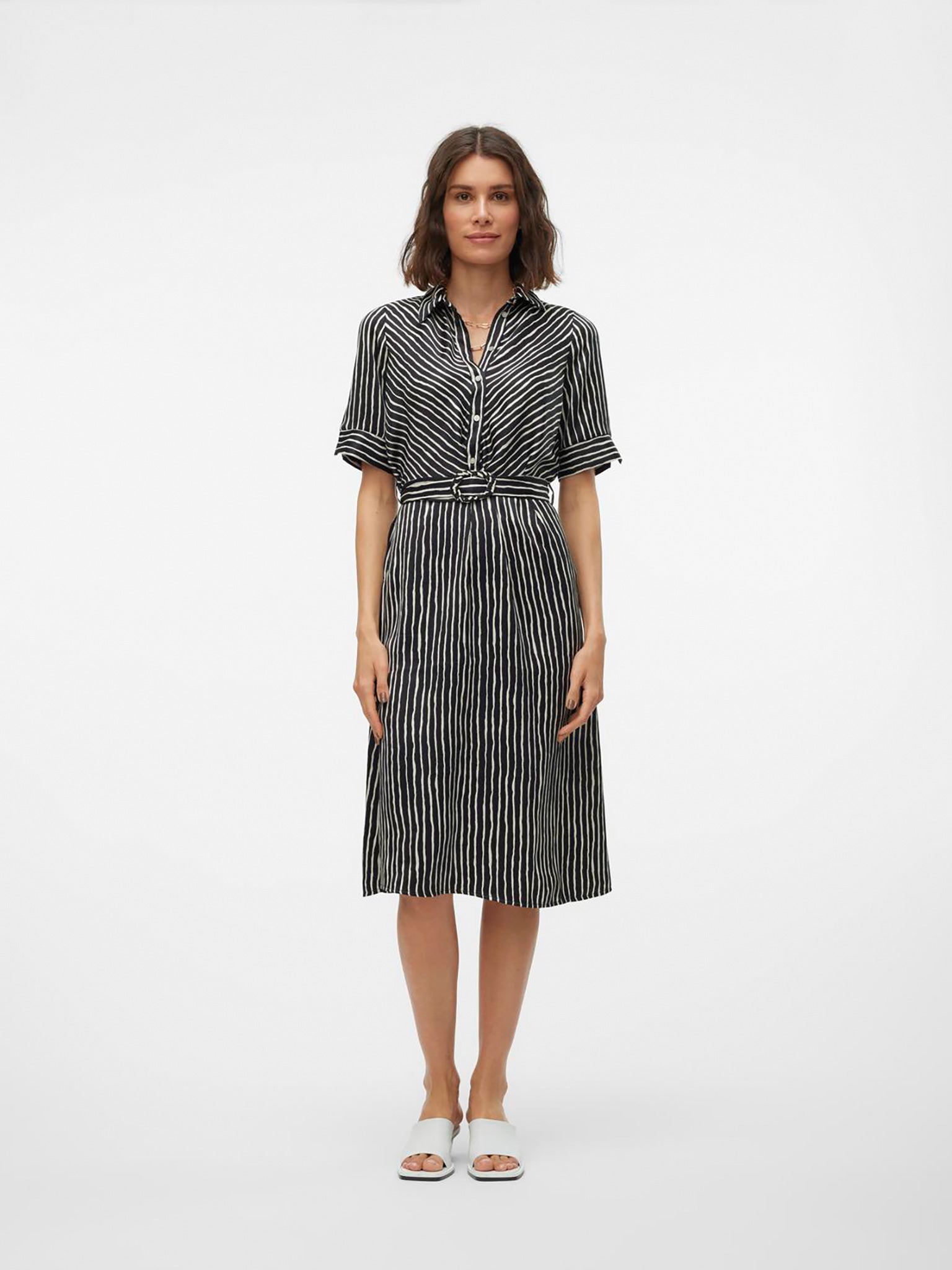 Γυναικείο φόρεμα σεμιζιέ VMLILLIAN MARA 2/4 SHIRT DRESS WVN 10311439 | 10311439