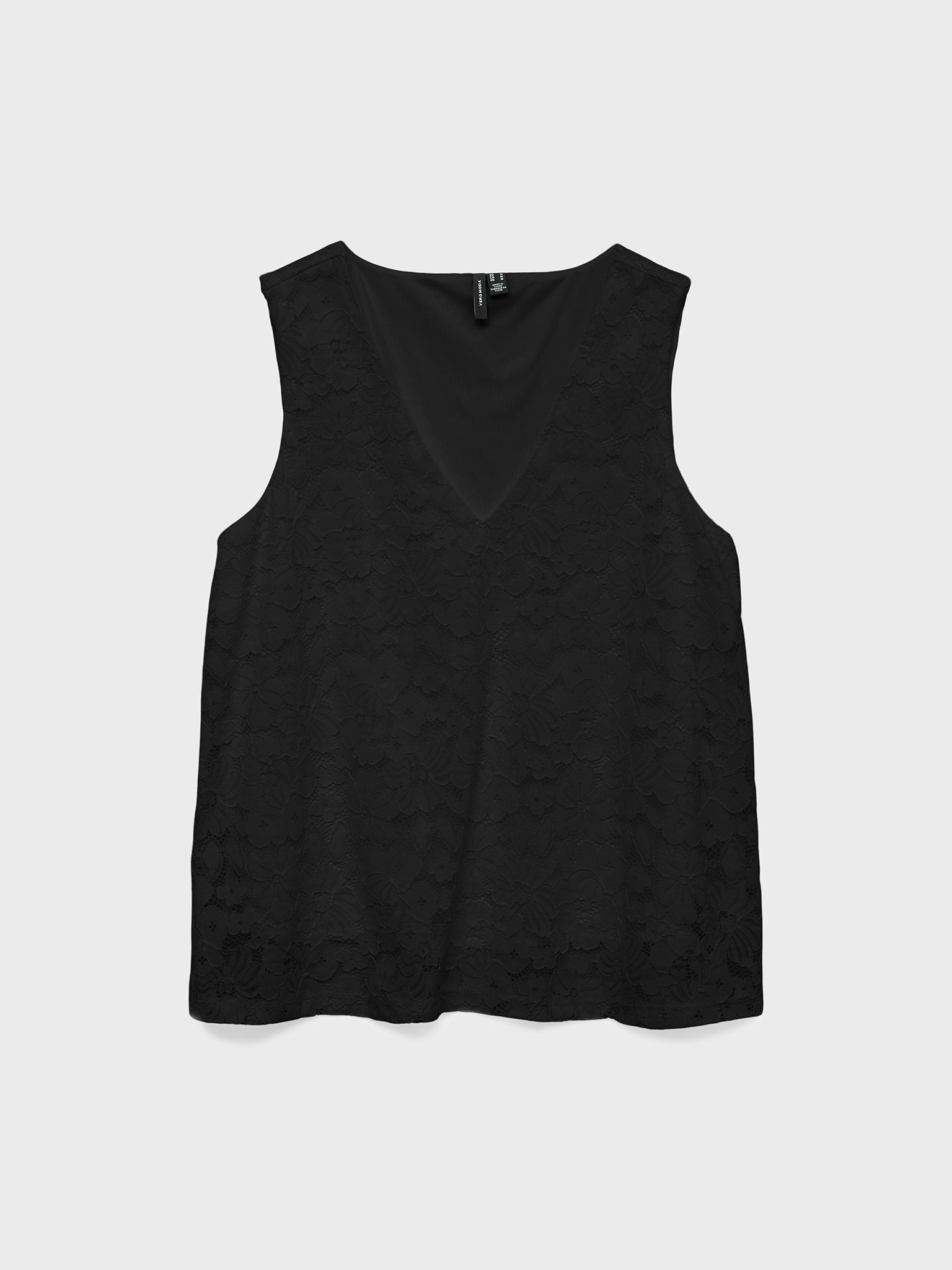 Γυναικείο top δαντέλας VMHONEY LACE SL V-NECK TOP WVN 10330053 | 10330053