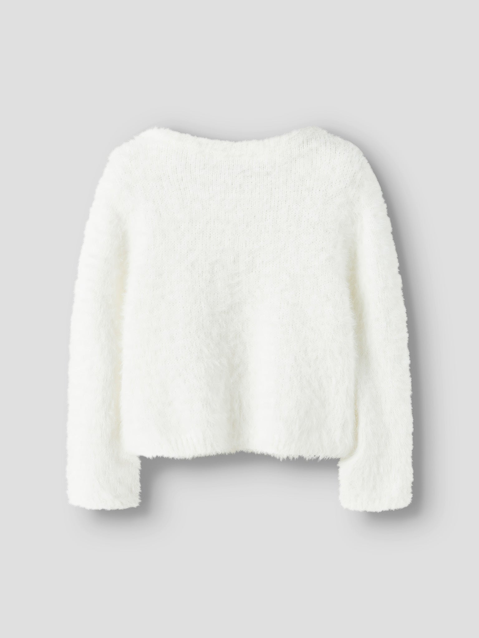 Παιδική ζακέτα χνουδωτή NMFREVERA LS KNIT SHORT 13235428 | 13235428