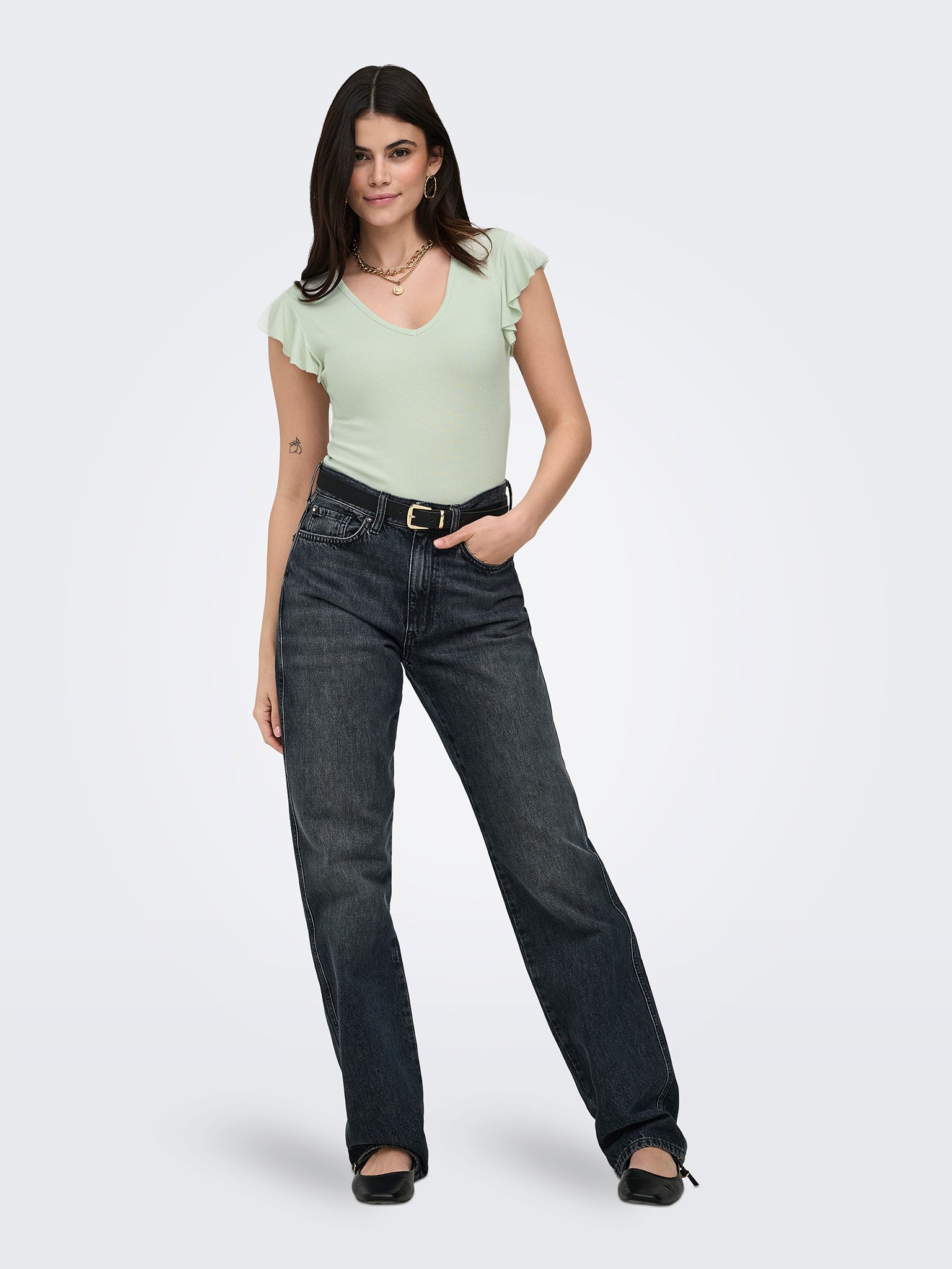 Γυναικείο top ONLBELIA CAP SLEEVE TOP JRS NOOS 15227187 | 15227187