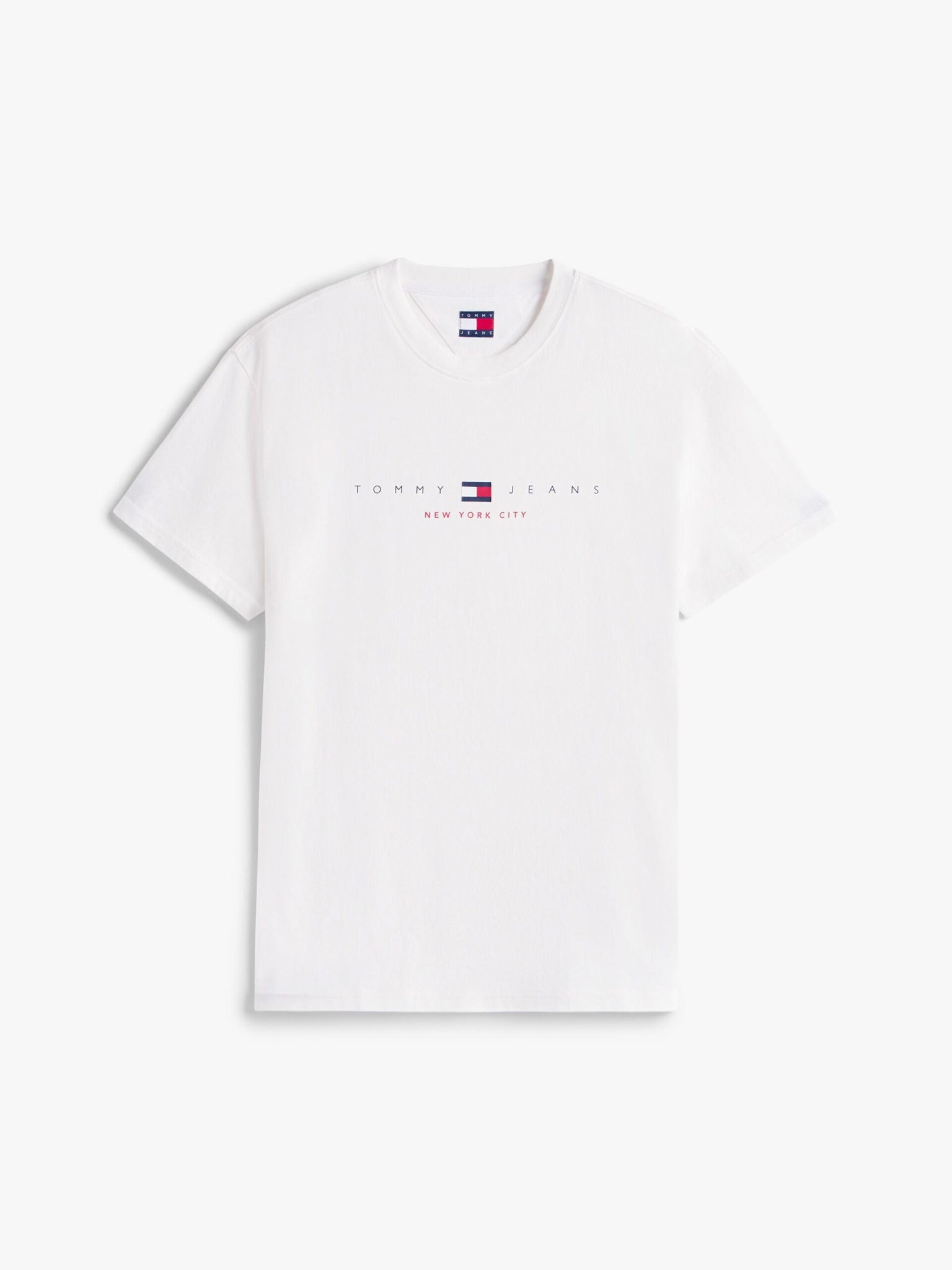 Ανδρικό t-shirt TJM REG FLAG LINEAR SS TEE EXT DM0DM21911YBL | DM0DM21911YBL